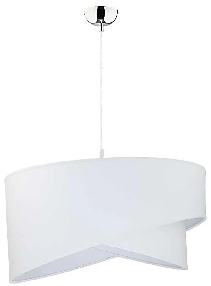Duolla - Lampadario a sospensione con filo CELLO 1xE27/40W/230V diametro 45 cm bianco