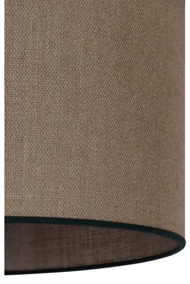 Duolla - Lampadario a sospensione con filo ROLLER 1xE27/15W/230V diametro 40 cm marrone/nero