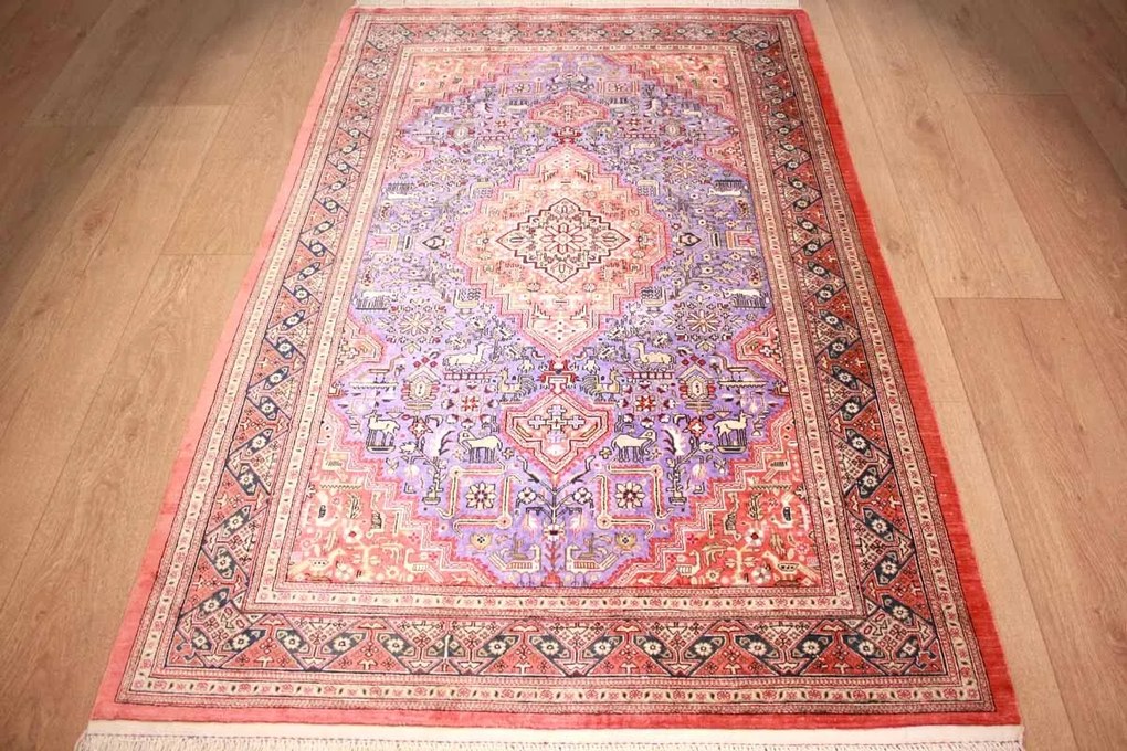 Ghom Tappeto persiano 100x150 (Iran) Annodato A Mano