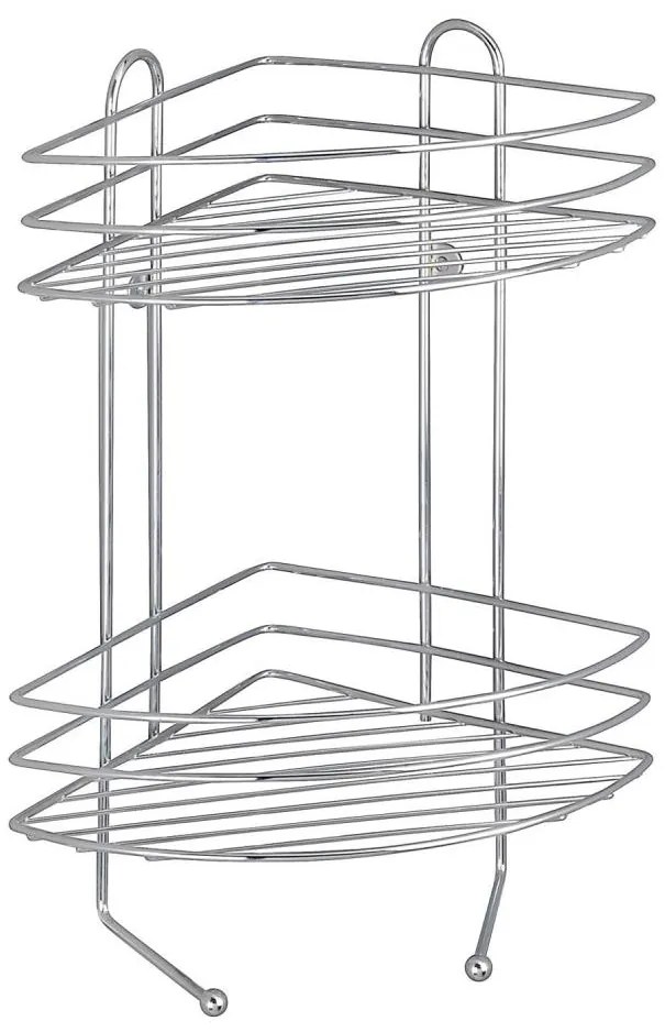 WENKO 15498100 - Mensola angolare EXCLUSIVE 23x30,5 cm cromo lucido