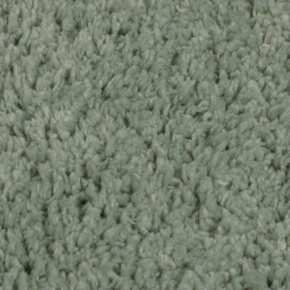 Tappeto verde lavabile in fibre riciclate 160x230 cm Fluffy - Flair Rugs