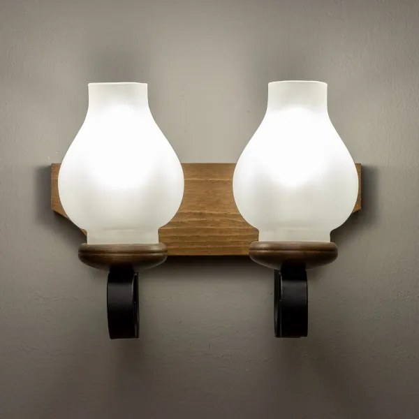 Brilagi - Applique QUEEN 2xE14/40W/230V faggio/noce