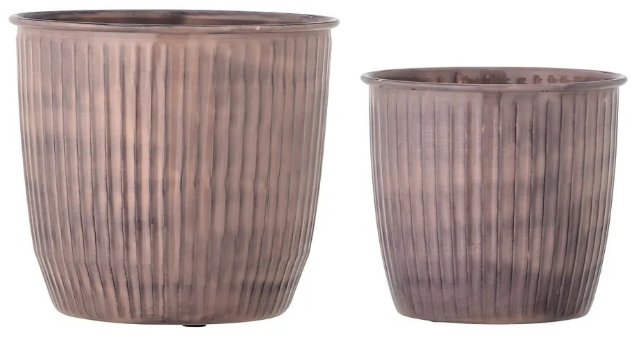 Coprivaso in metallo in set da 2 pezzi ø 21,5 cm Kenzie - Bloomingville