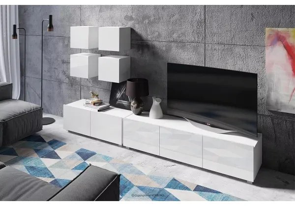 Armadio a muro PAVO 34x34 cm bianco lucido