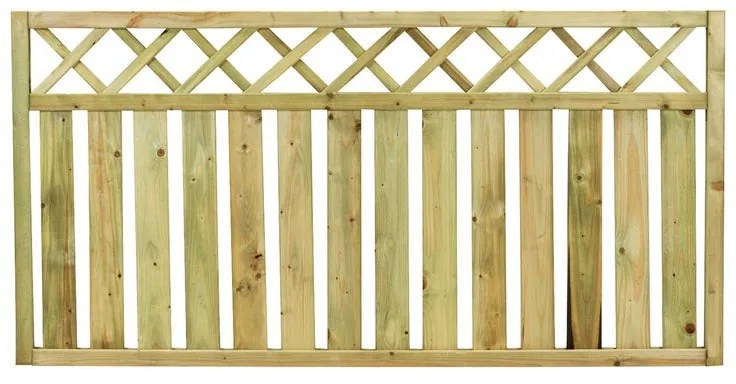 Recinzione STISA in legno L 180 x H 90 x P 4.5 cm