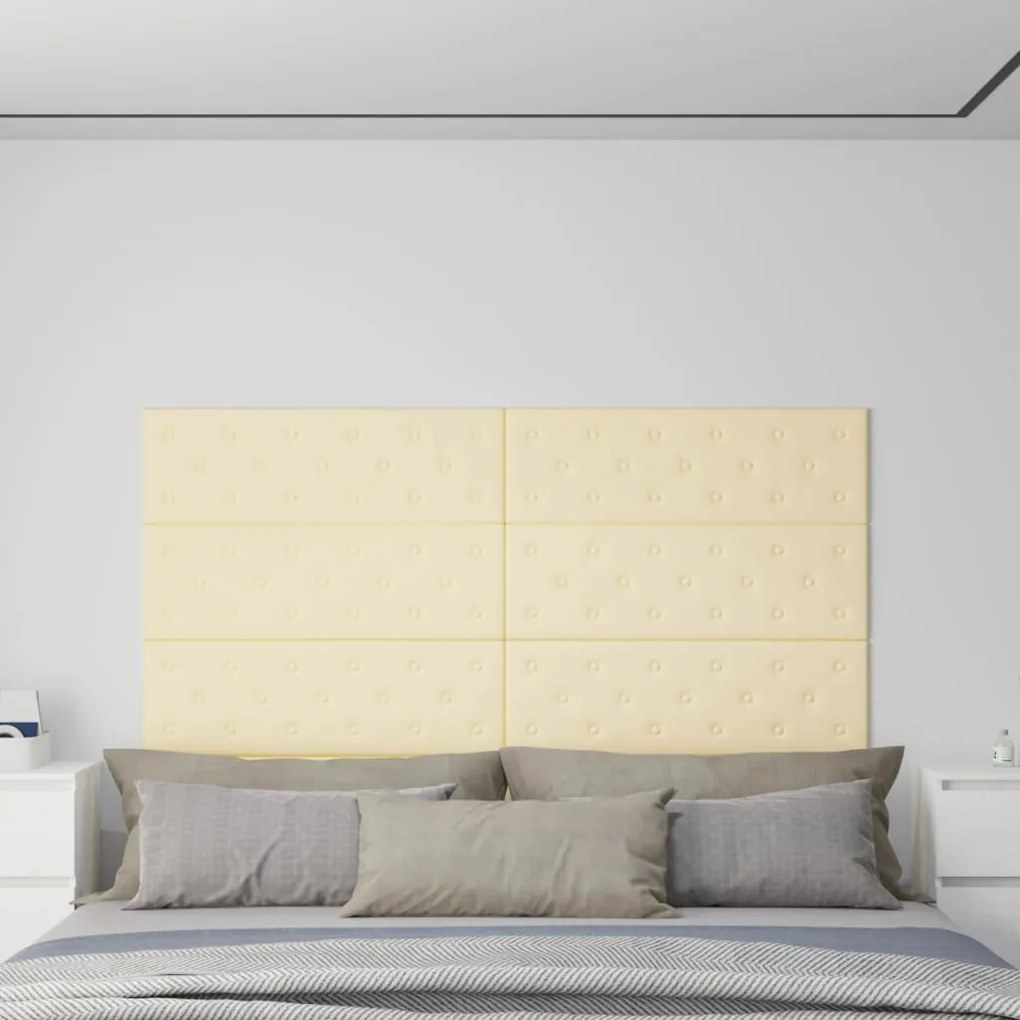 Pannelli Murali 12 Pz Crema 90x30 Cm İn Similpelle 3,24 M² /