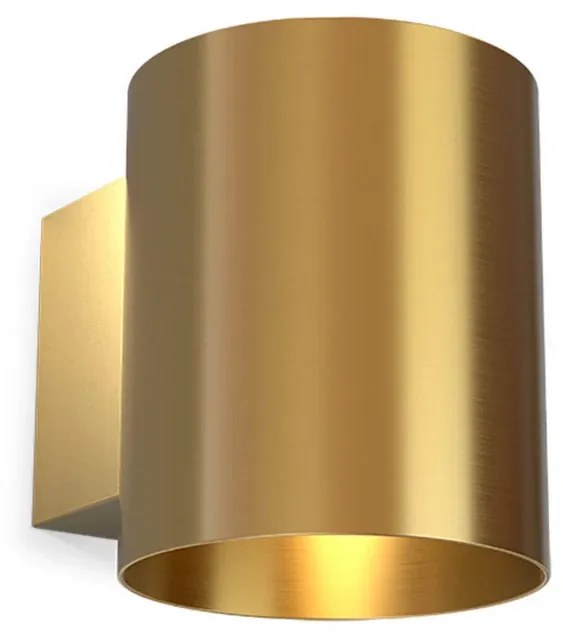 Evoke Applique da Parete IP44 Small Satin Brass/Satin Brass - Herstal