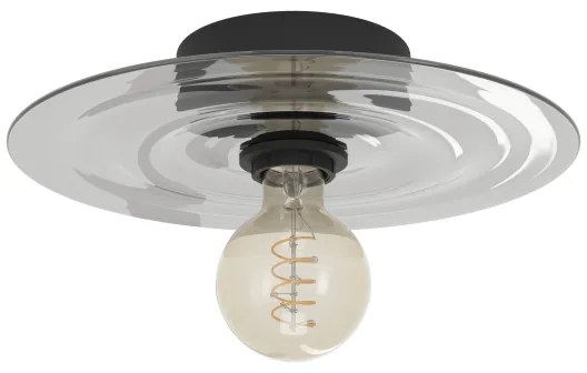 Eglo 44028 - Plafoniera LINTMILL 1xE27/40W/230V grigio