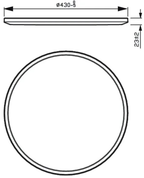 Philips - Plafoniera LED dimmerabile SUPERSLIM SCENE SWITCH LED/22W/230V