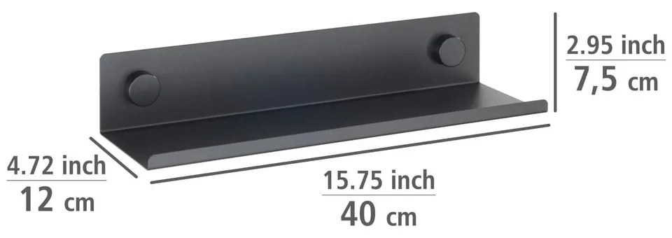 Ripiano aggiuntivo in metallo autoportante Jet - Wenko