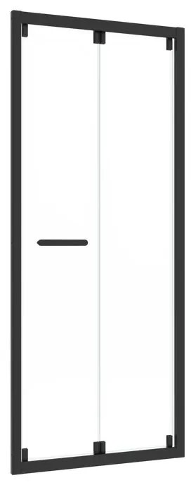 Kit di installazione telaio e ferramenta per cabine doccia ad apertura pieghevole L 90 x H 190 x P 4.8 cm laccato opaco