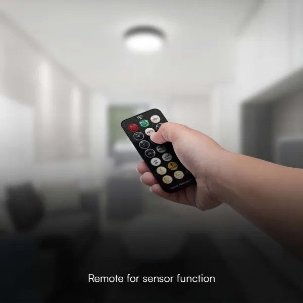 Plafoniera LED da bagno con sensore LED/36W/230V 4000K IP44 nero