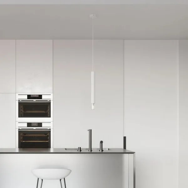 Sollux SL.0957 -Lampadario su corda VIZIER 1xG9/12W/230V bianco