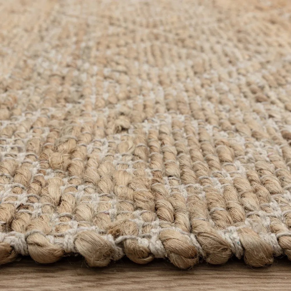 Tappeto tessuto a mano con juta in colore naturale 200x290 cm Asher Natural - Asiatic Carpets