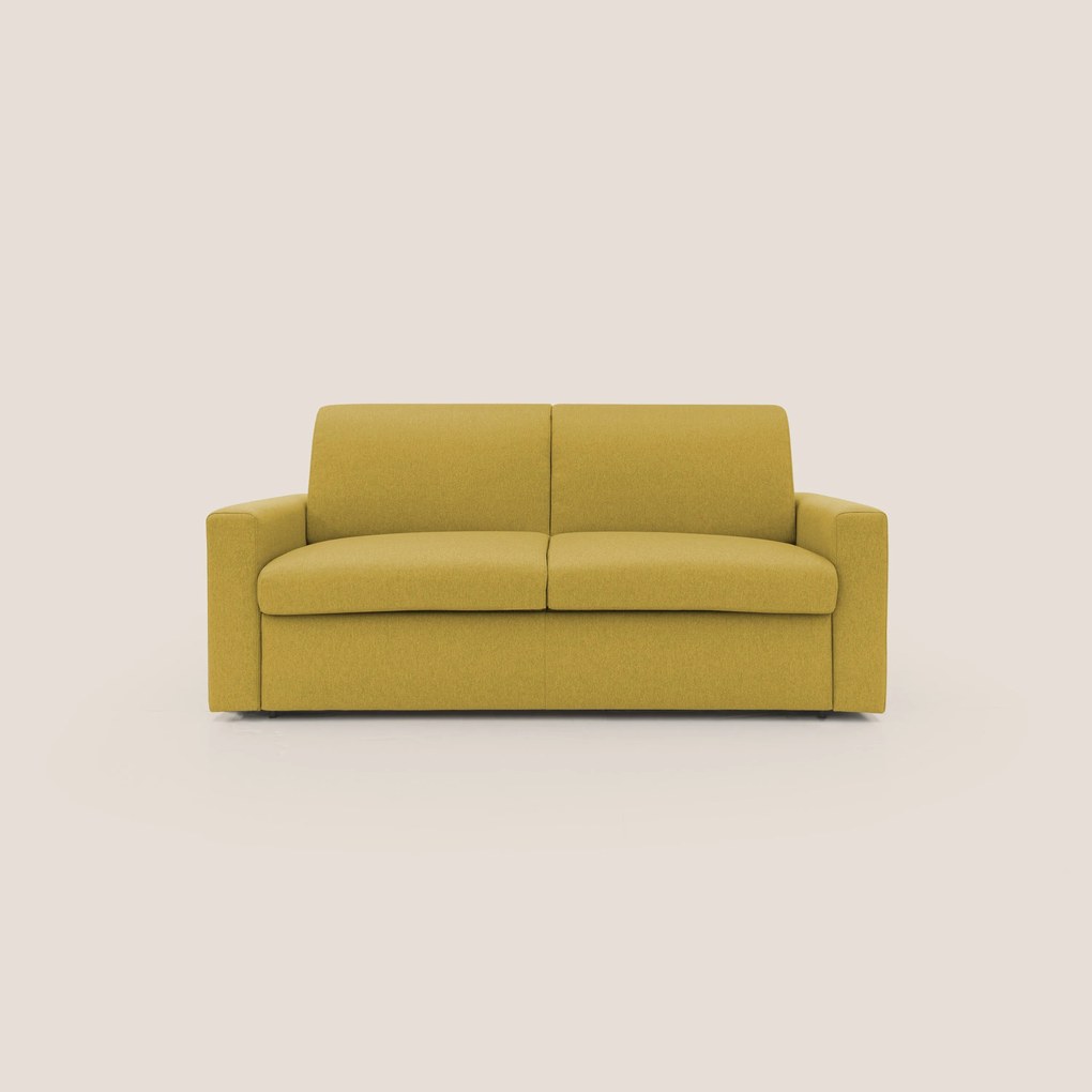 Kansas Divano letto matrimoniale alto 20 cm in tessuto impermeabile misto cotone T13