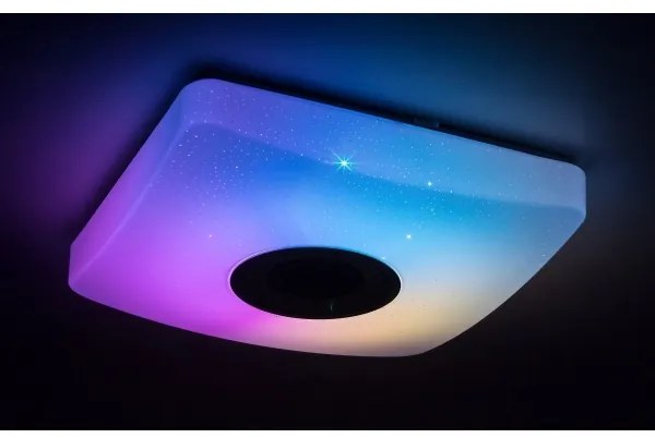 Rabalux - Plafoniera LED RGB dimmerabile con altoparlante LED/18W/230V + telecomando