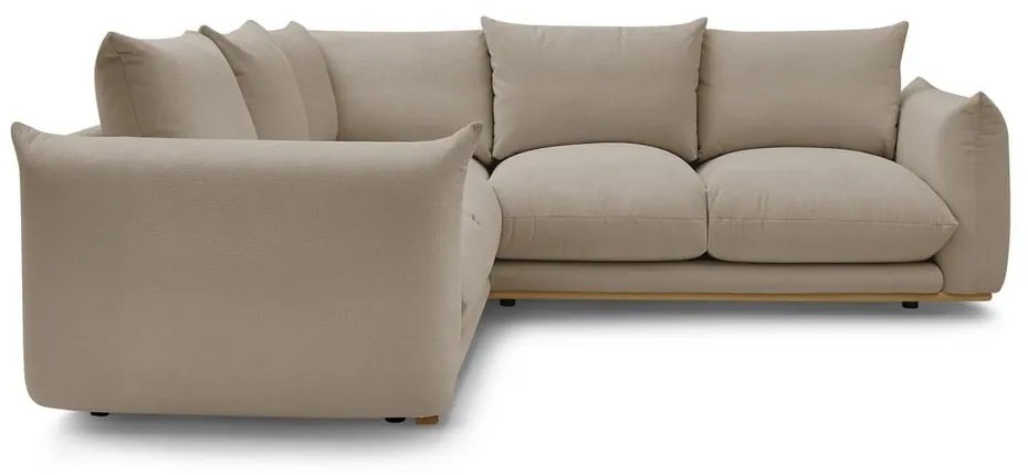 Divano angolare beige Ernest – Bobochic Paris