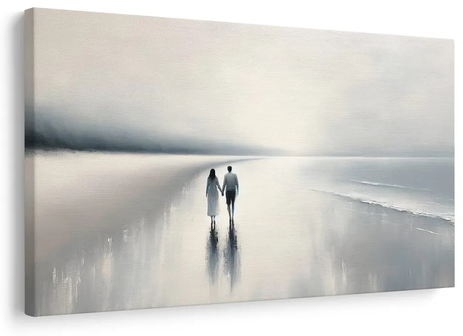 Quadro su tela – Passeggiata sul mare