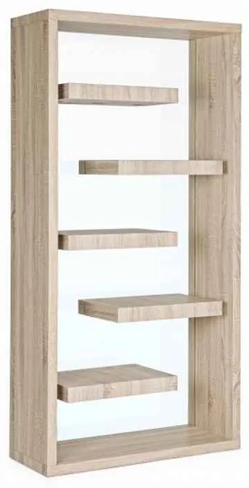 Libreria divisorio BILBAO natural 90x35x180 cm