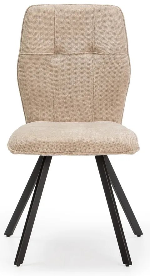 Sedie da pranzo beige in set da 4 Mery - Marckeric