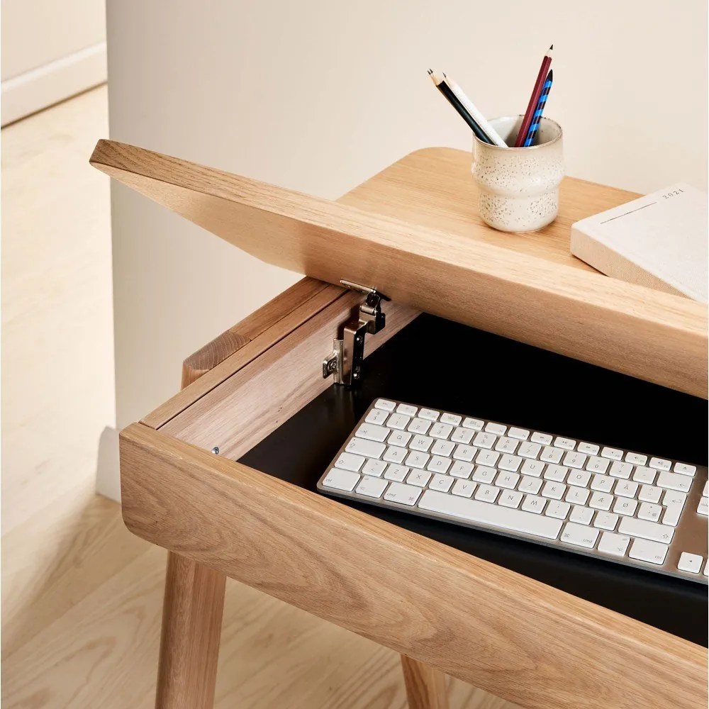 Tavolo da lavoro con piano in rovere 110x55,5 cm Home - Hammel Furniture