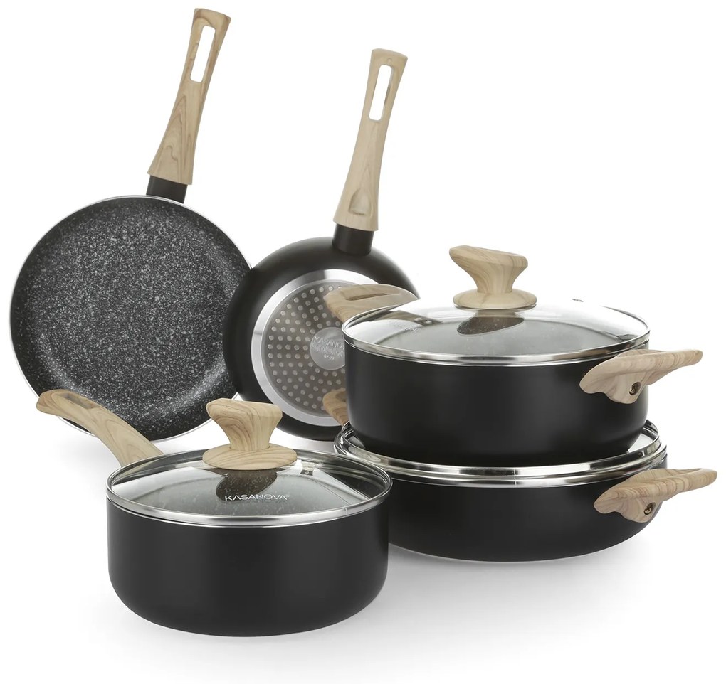 Batteria 8 pezzi medium Black Stone