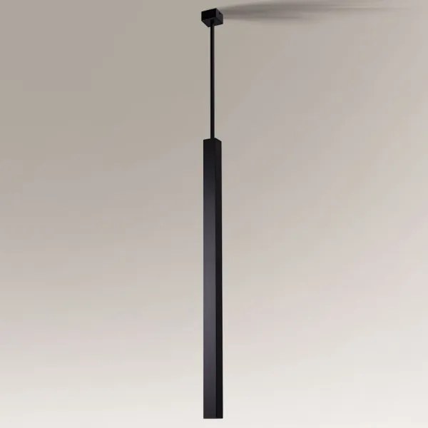 Shilo 5701 - Lampadario su corda DOHA 1xGU10/15W/230V nero