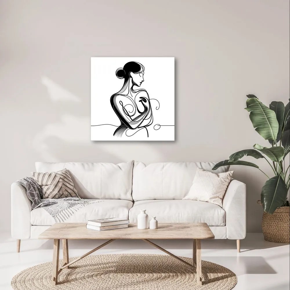 Quadro su tela – Linee di eleganza femminile