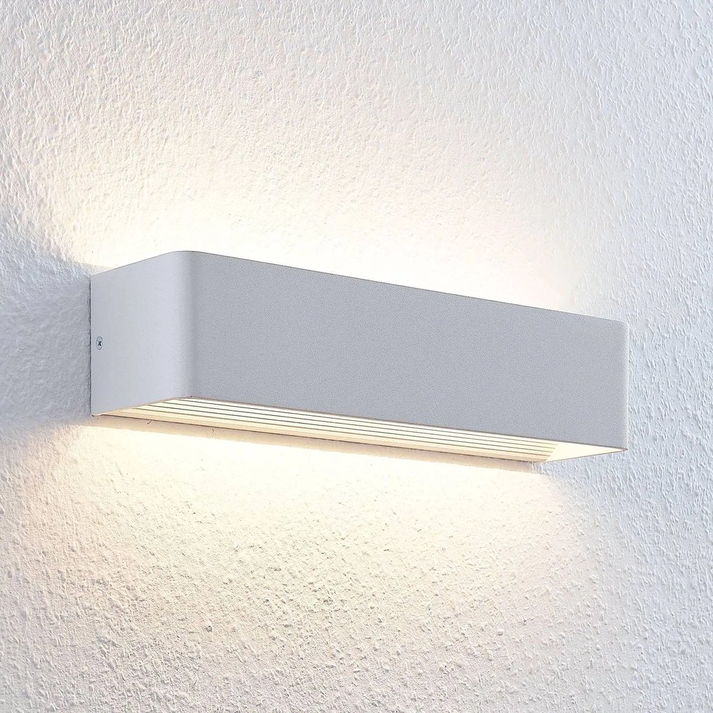 Lindby Lampada LED da parete quadrata Lonisa