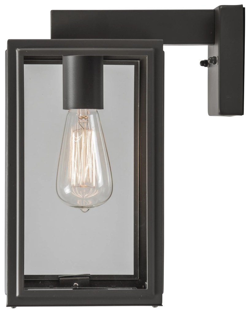 Applique da parete industriale grigia IP44 - Sutton Down