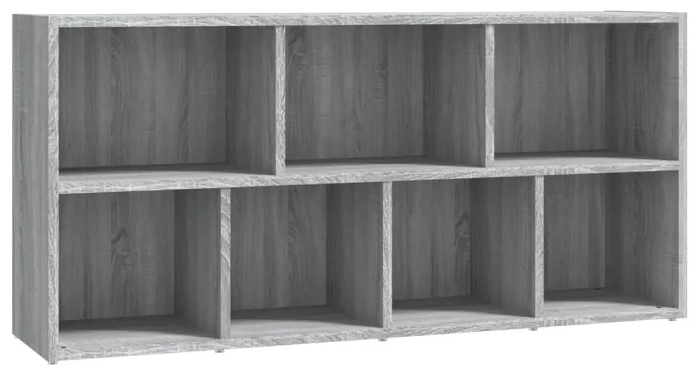 Libreria Grigio Sonoma 50x25x106 cm