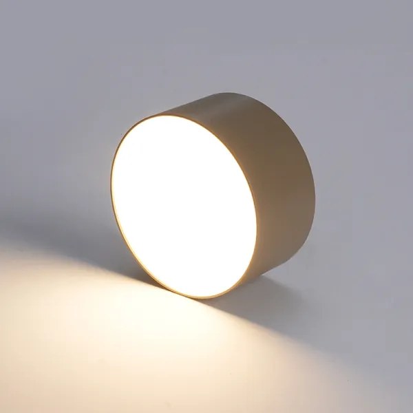 Brilagi - Plafoniera LED da bagno FORIS LED/14W/230V Ø 12 cm beige IP44