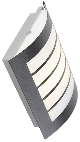 Lampada da parete esterna moderna nera IP44 - Miro