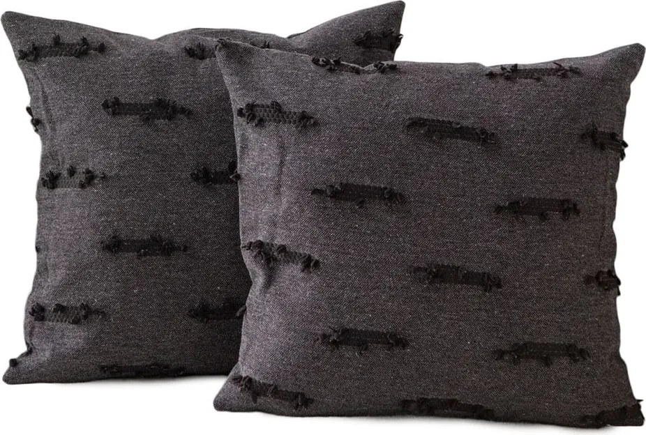 Federe decorative in set 2 pz 43x43 cm Tuffet – Mioli Decor