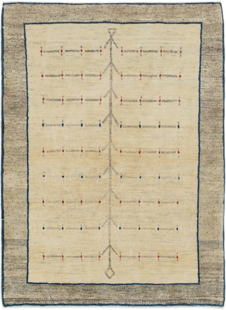 Gabbeh Tappeto 130 x 180 (Iran) Annodato A Mano
