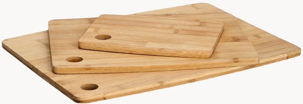 Set di 3 taglieri in bambù Velor