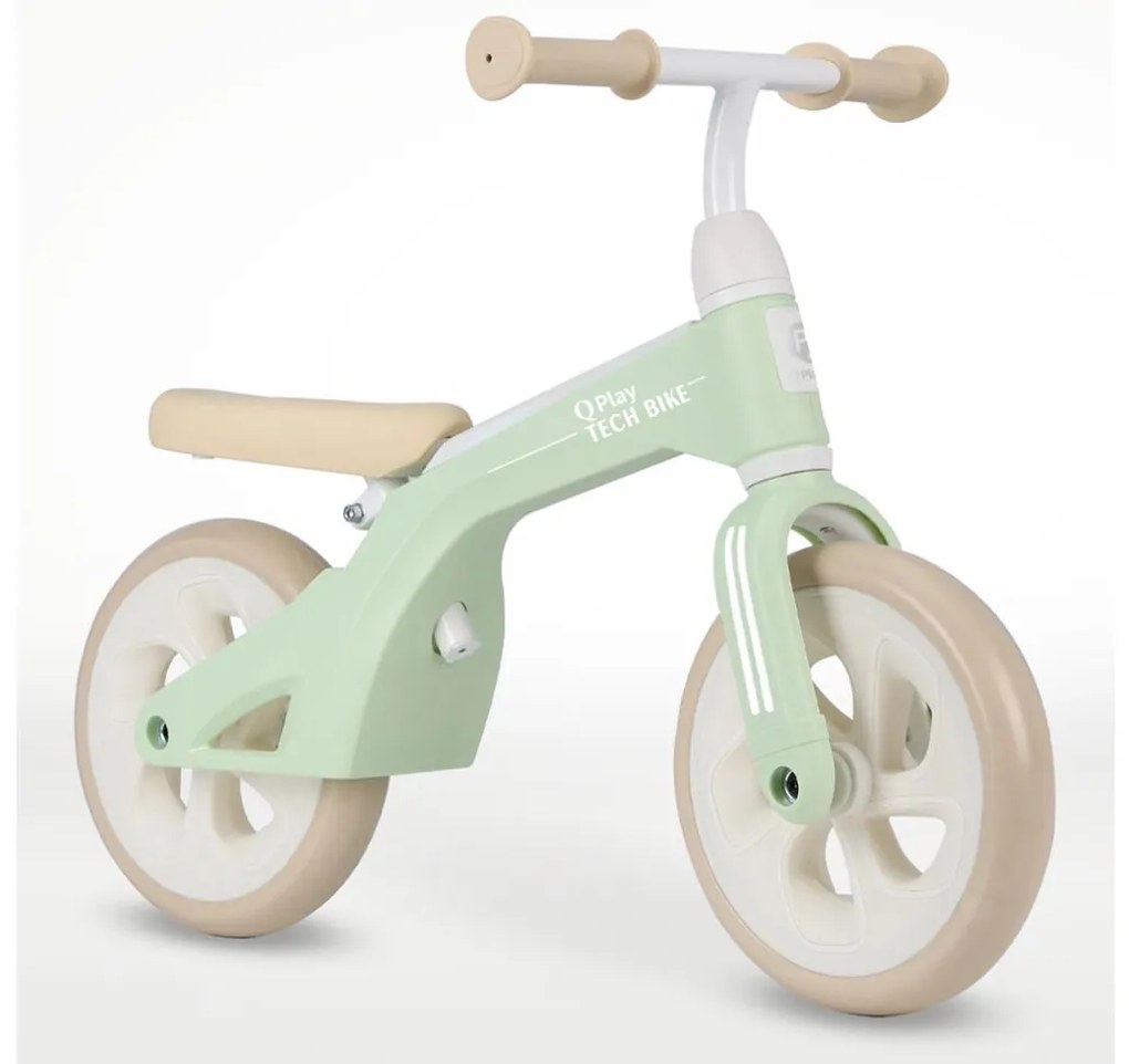 QPlay - Bicicletta senza pedali TECH verde menta