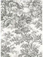 Little Greene Carta da parati Stag Toile - Moss