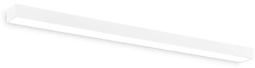 Applique Moderna Reflex Alluminio Bianco Led 26W 3000K Luce Calda