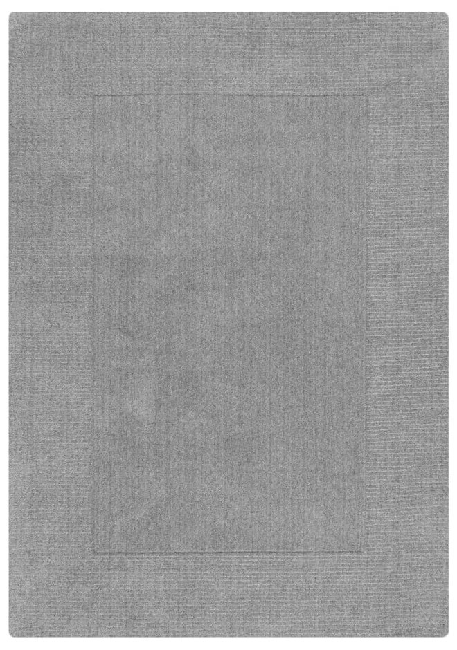 Tappeto greige in lana tessuto a mano 160x230 cm Border – Flair Rugs