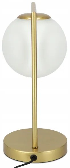 Lampada da tavolo 1xE27/40W/230V oro/bianco