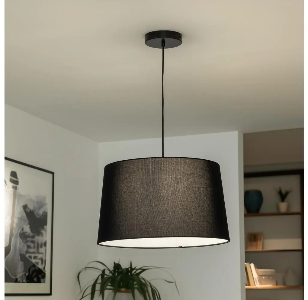 Brilagi - Lampadario LED sospeso su cavo CERIA 1xE27/40W/230V Ø 45 cm nero
