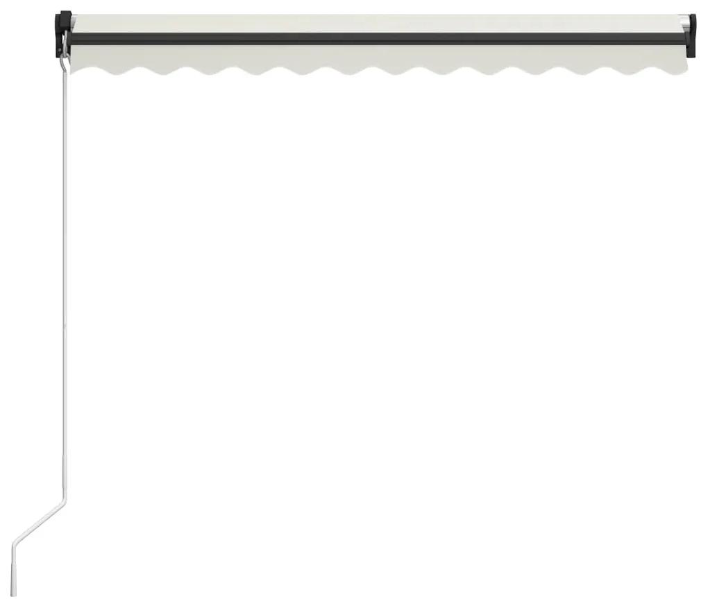 Tenda da Sole Retrattile Manuale con LED 300x250 cm Antracite