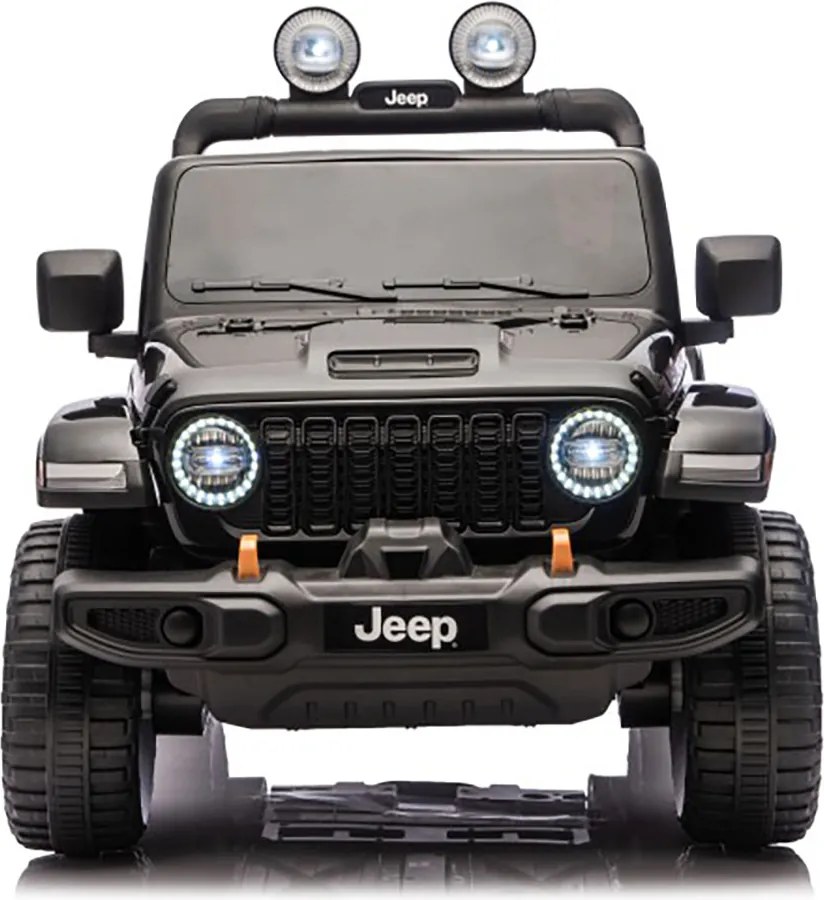 Macchina Elettrica per Bambini Jeep Wrangler Rubicon 12V con Telecomando Nero...