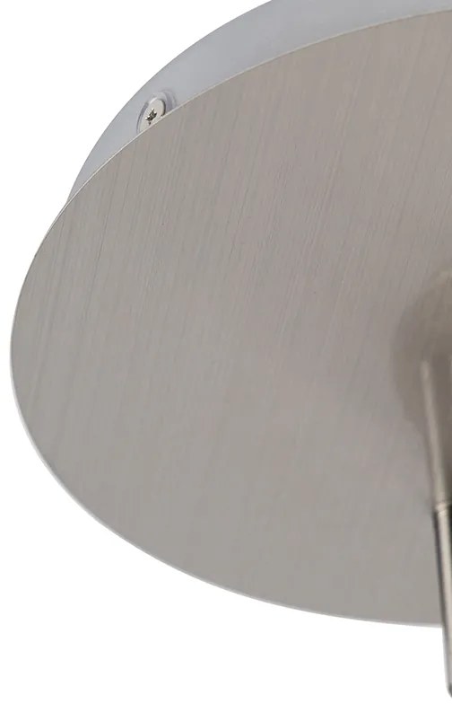 Faretto da bagno moderno in acciaio 2 luci IP44 - Ducha