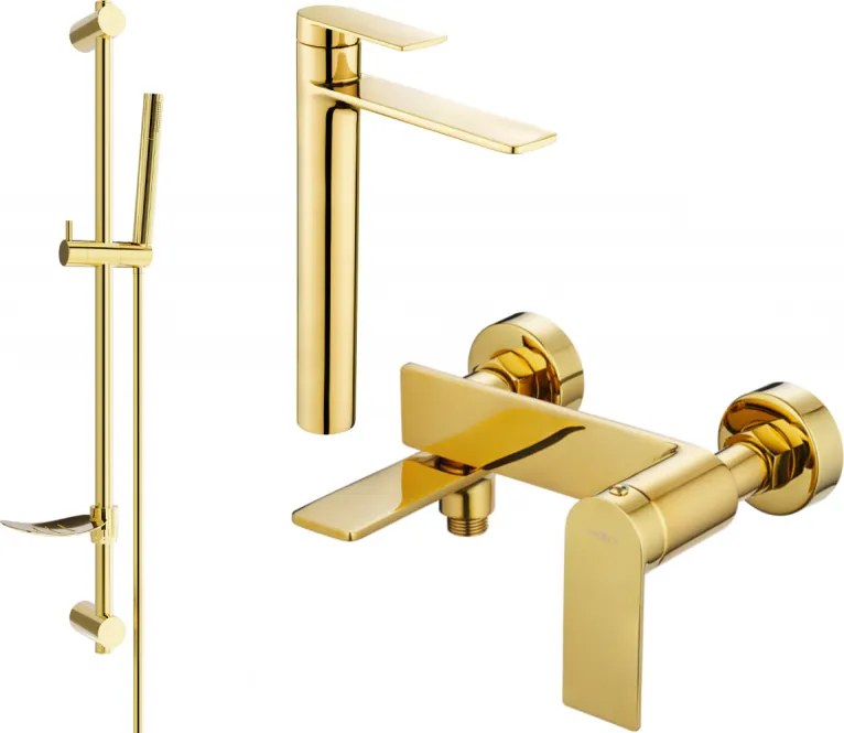 Mexen Zero DF70 set vasca, dorato - 7113DF70-50