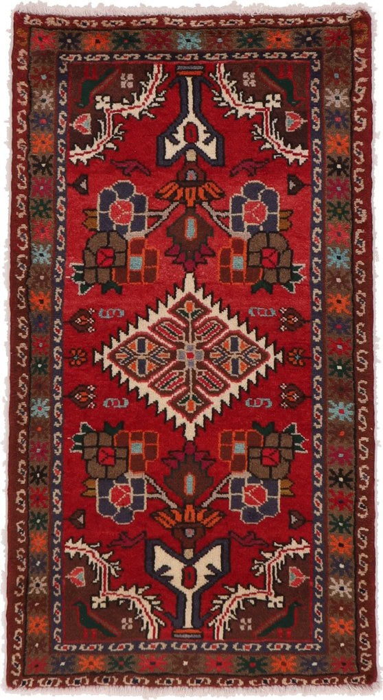 Hamedan Tappeto persiano 70 x 140 (Iran) Annodato A Mano
