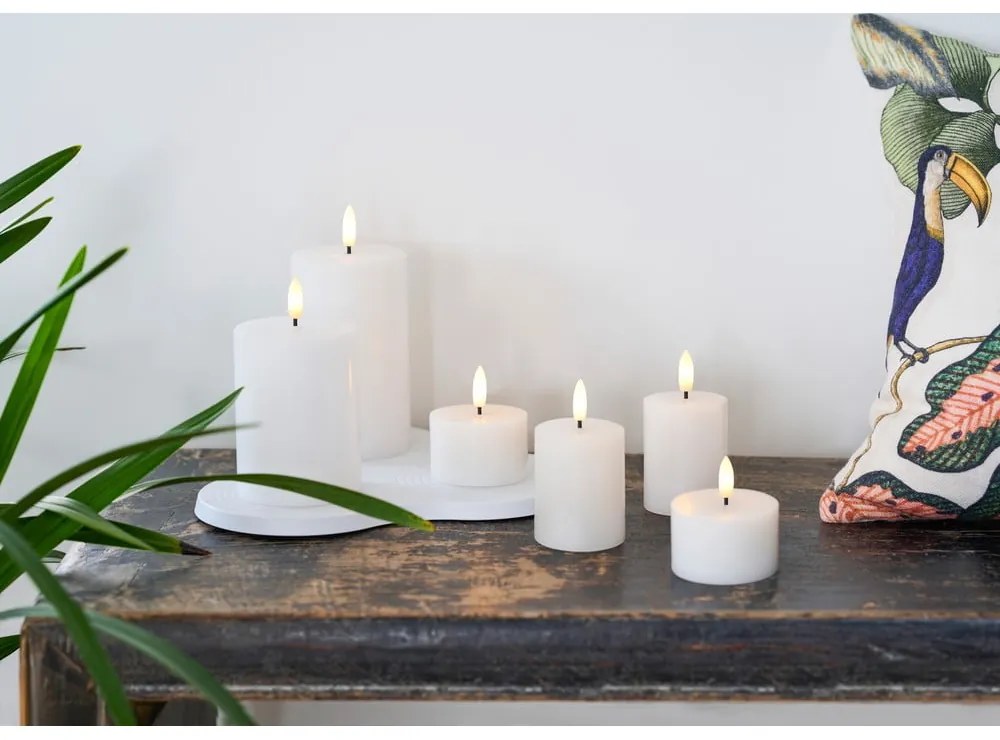 Candele LED in set da 2 (altezza 3 cm) Sille Rechargeable - Sirius