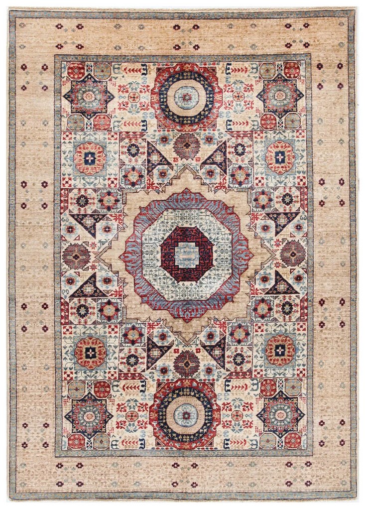 Mamluk Tappeto 210 x 150 (Pakistan) Annodato A Mano