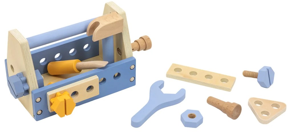 Set di attrezzi in legno